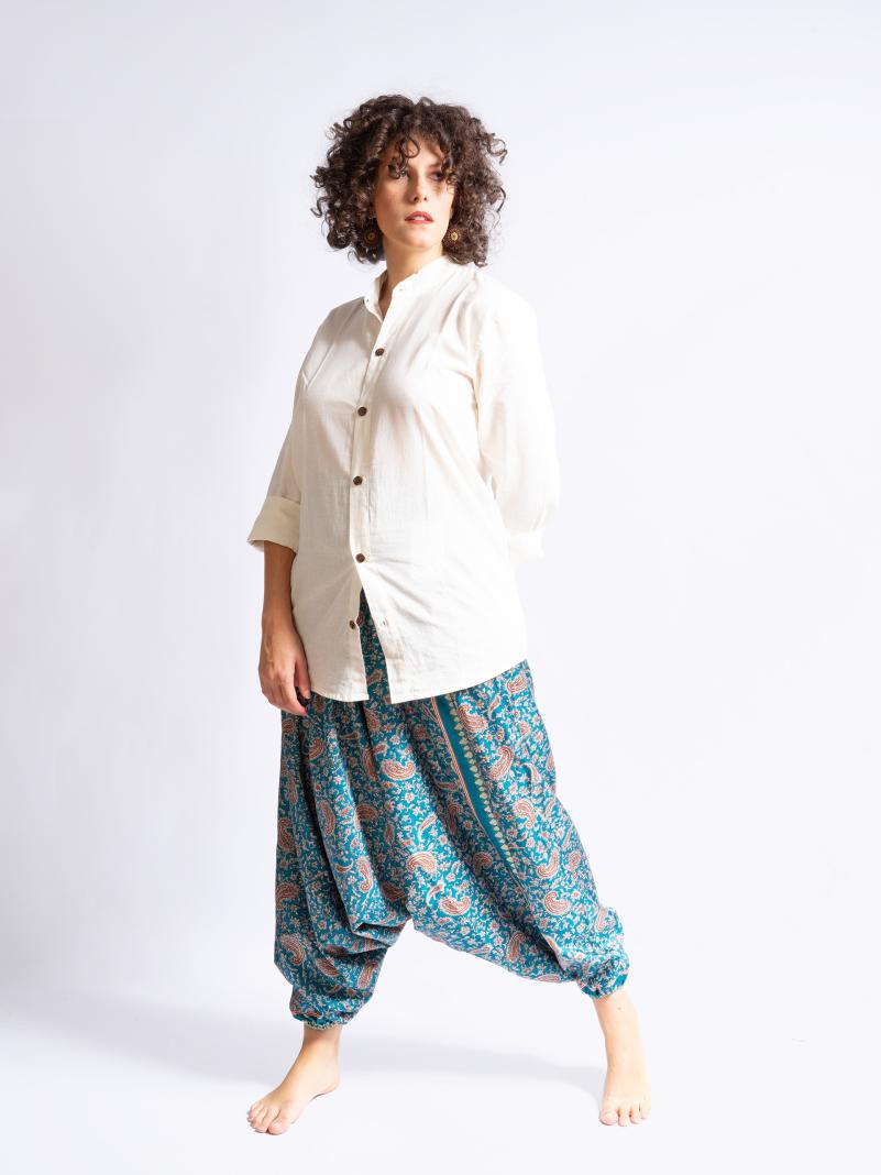 Pantalone afgano azzurro – Goa