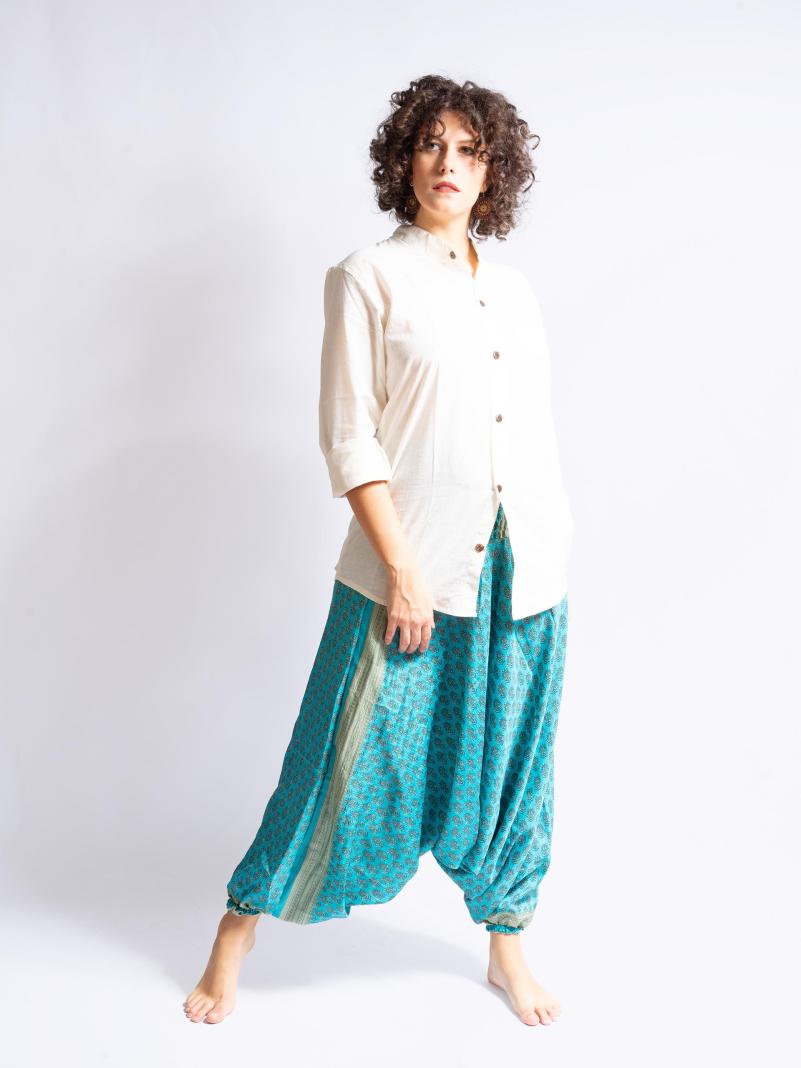 Pantalone afgano azzurro – Goa