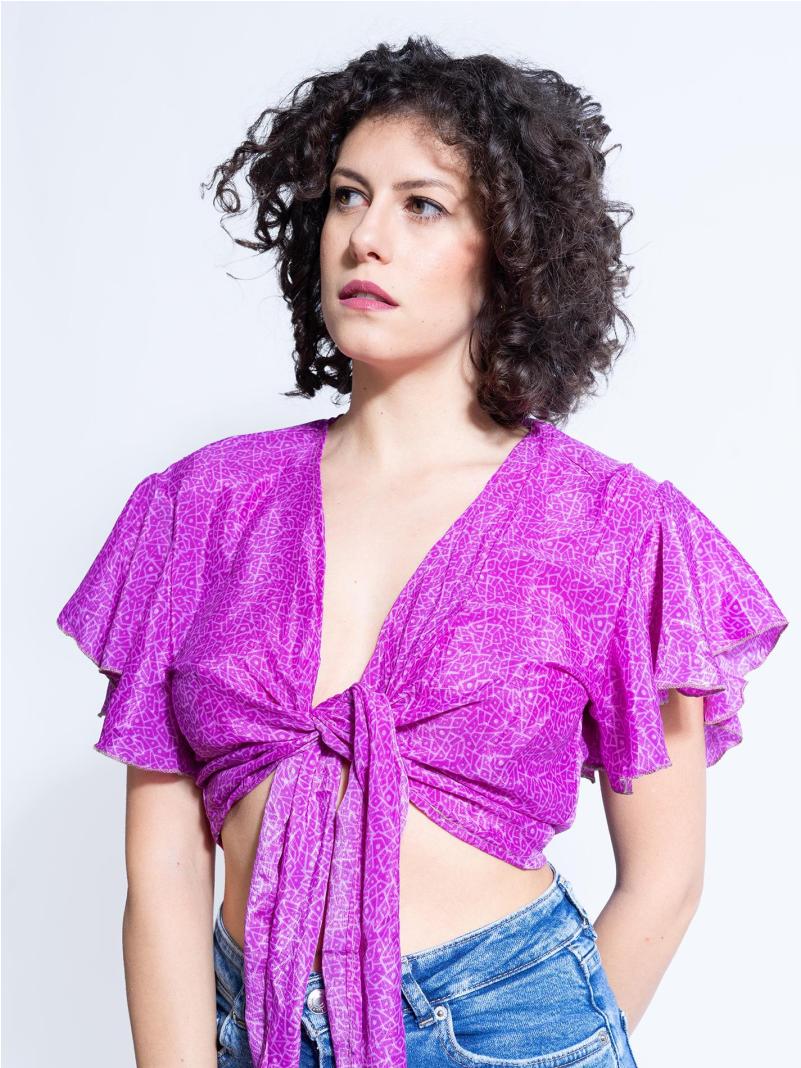 Wrap Top viola – Bengala