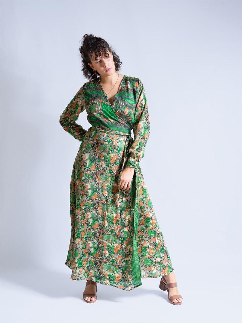 Kimono verde – Tibet
