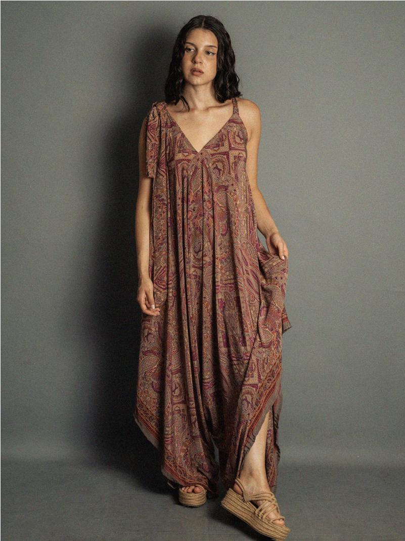 Tuta jumpsuit viola – Yoga