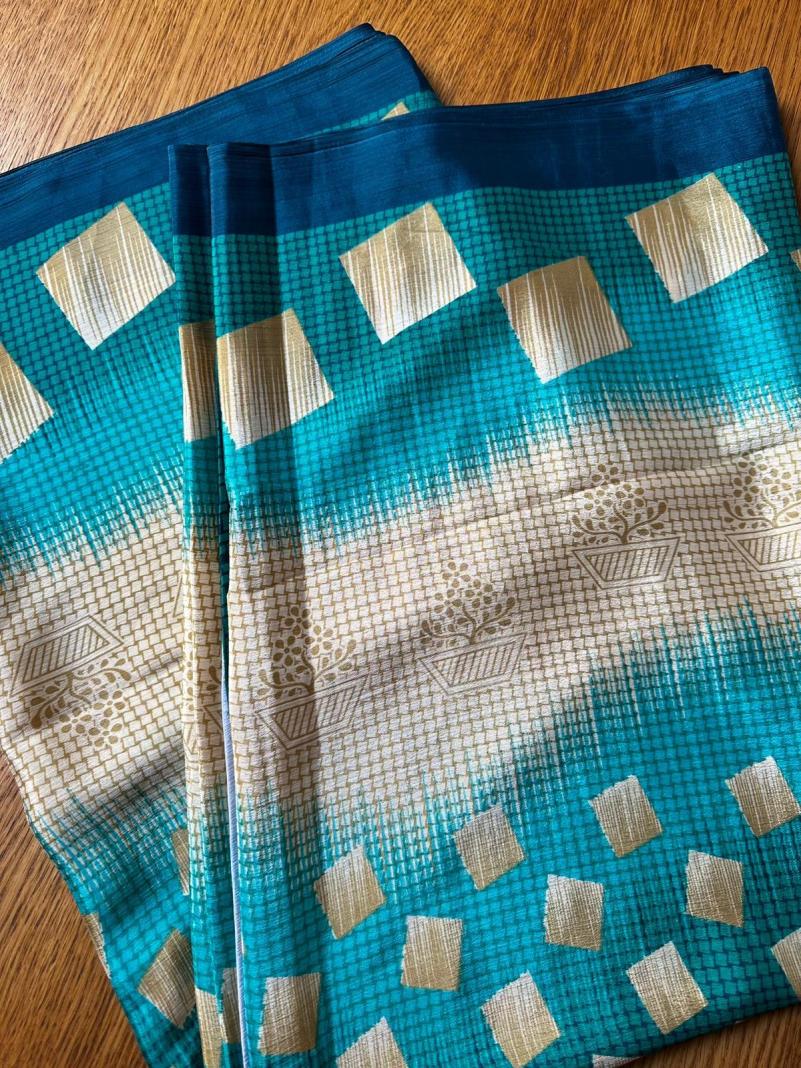 Sari Indiano - Azzurro