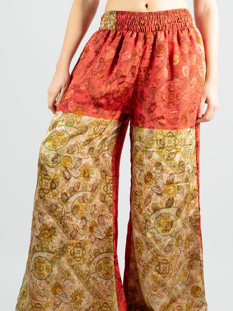 Pantalone ocra e rosso - Lucknow