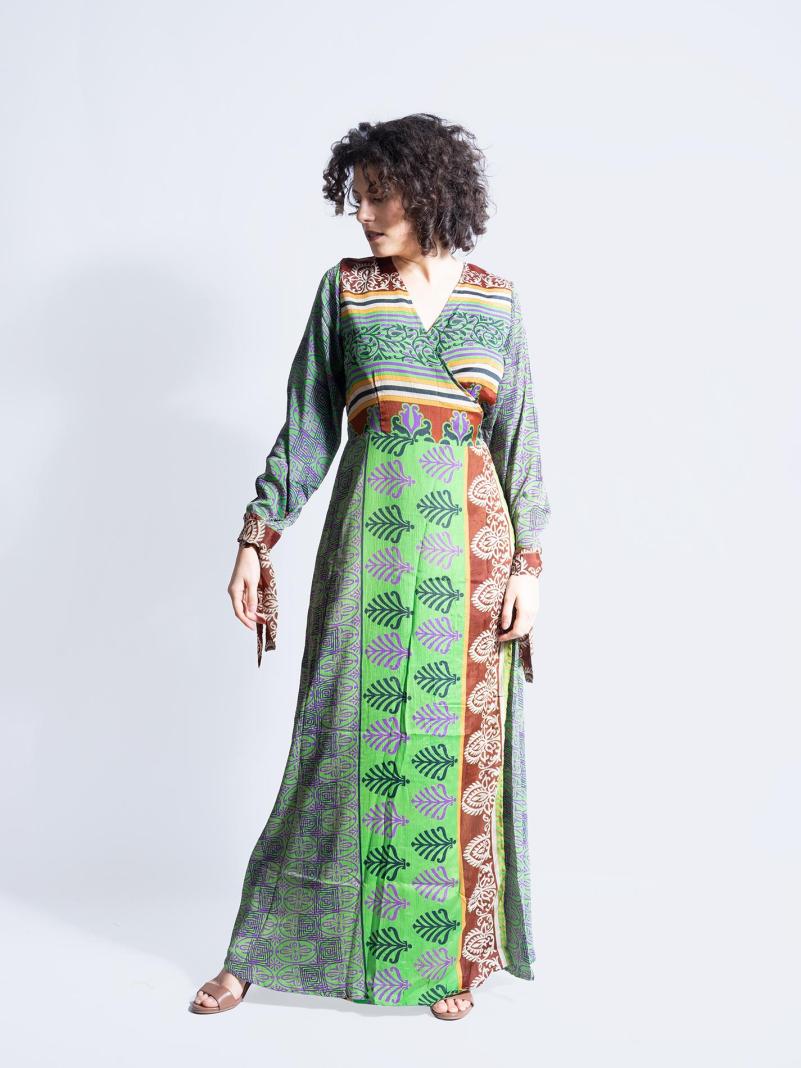 Kimono verde – Tibet