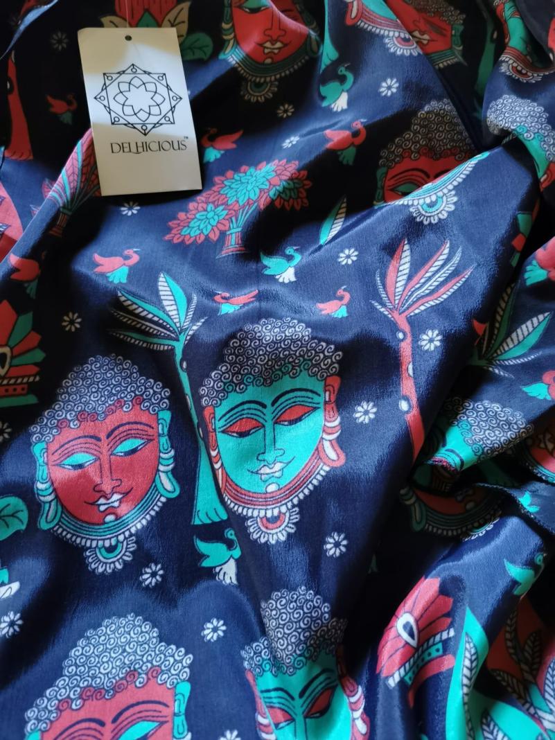 Abito con Gonna a quattro punte MANJULA Buddha Edition – Nero