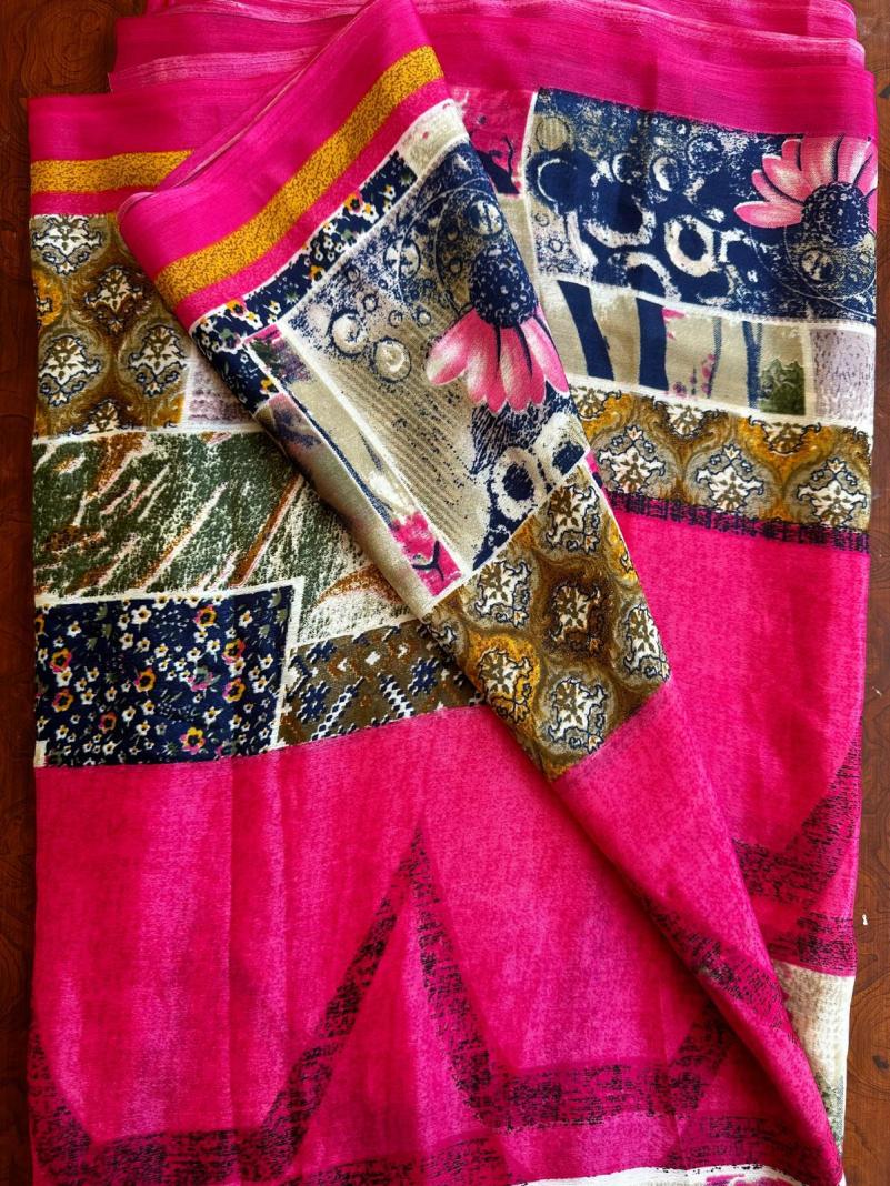 Sari Indiano - Fucsia