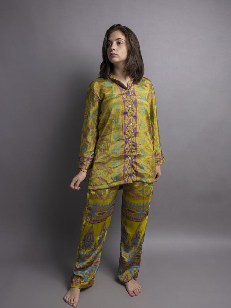 Pigiama in Sari SM - giallo