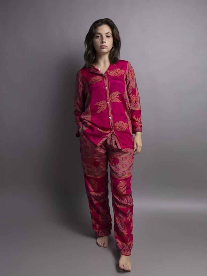 Pigiama in Sari SM - magenta