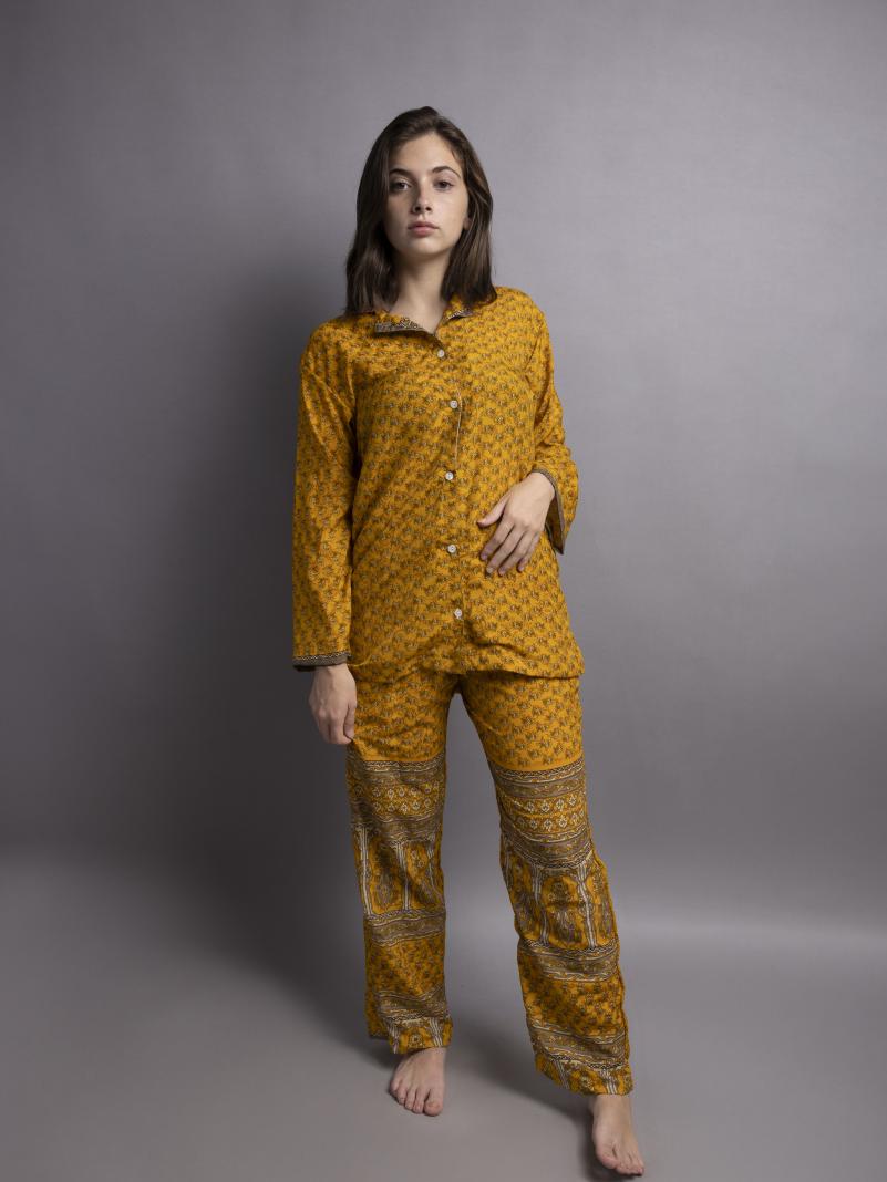 Pigiama in Sari SM - giallo
