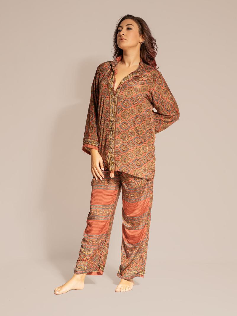 Pigiama in Sari LXL - rosa antico