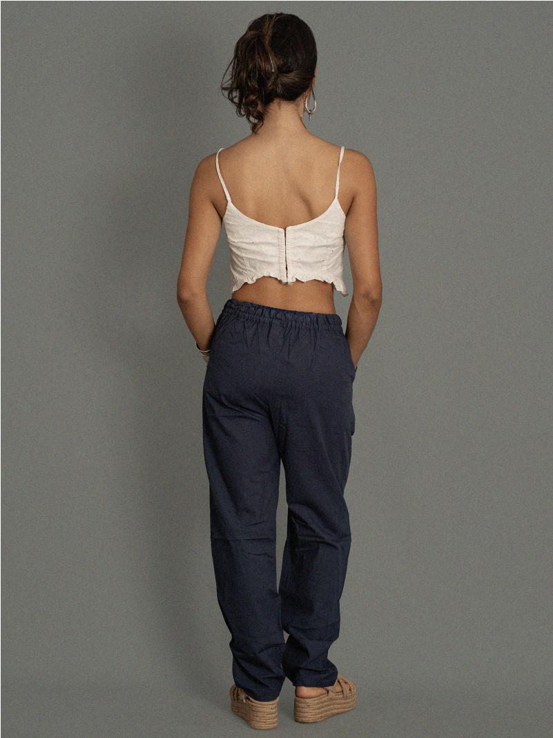 Pantalone etnico UNISEX blu – Donna – Gela