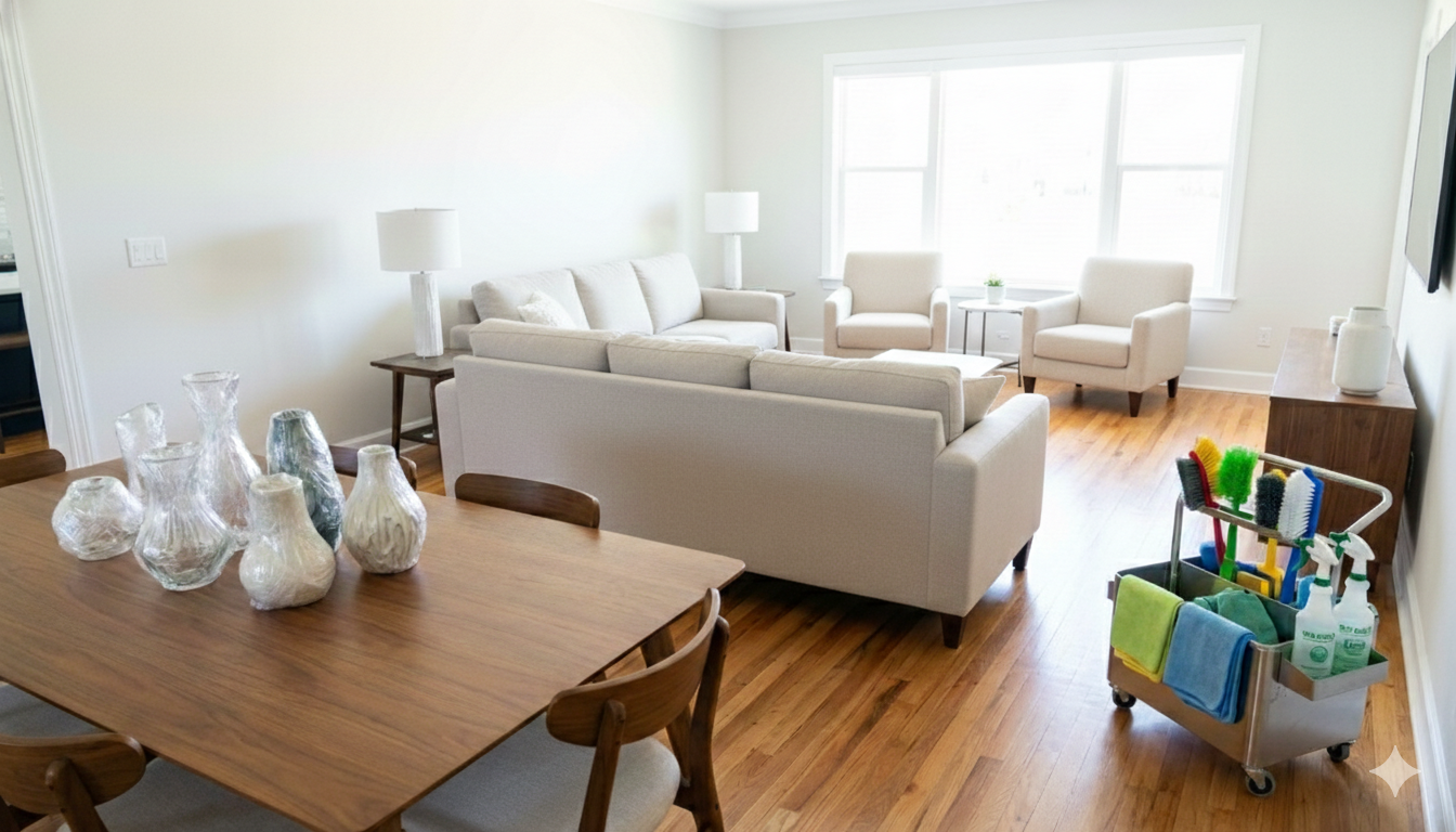 Clean Living Room