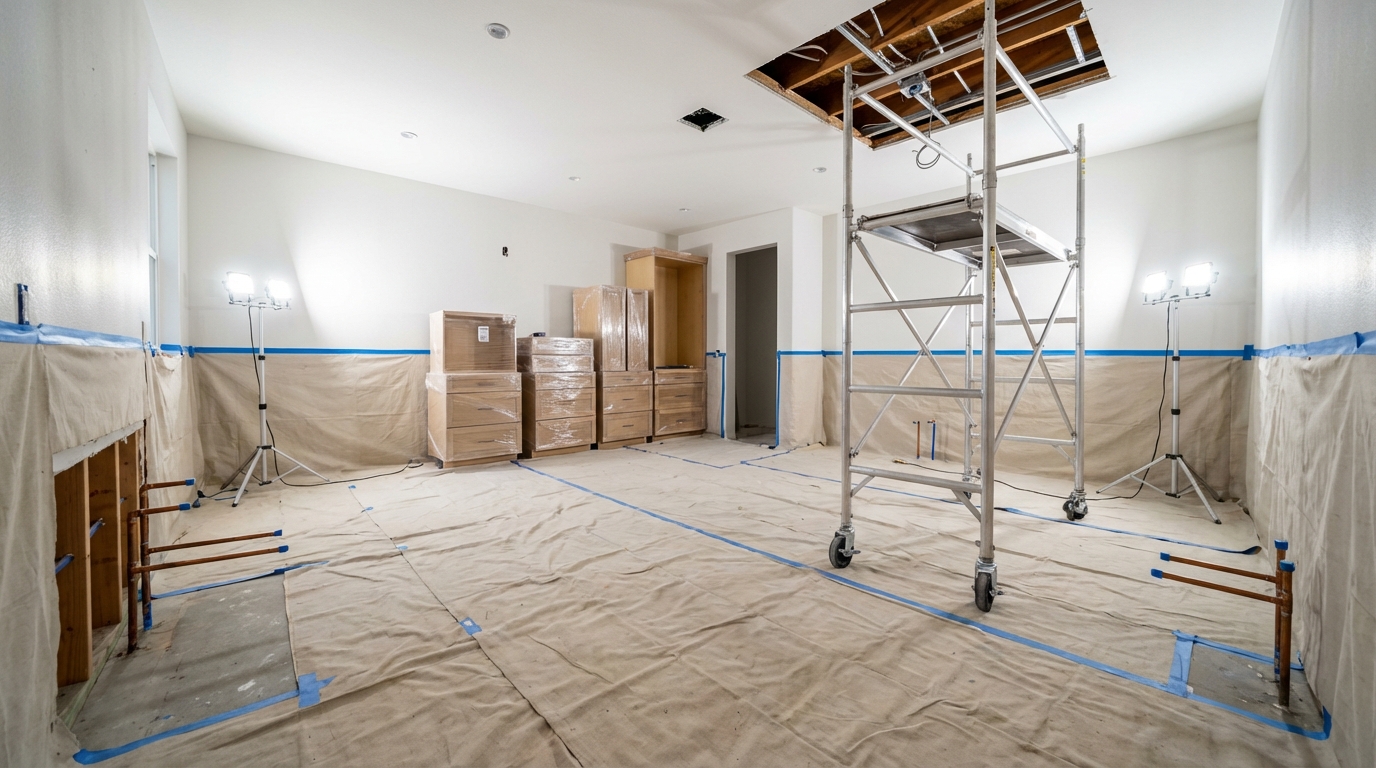 Room under construction