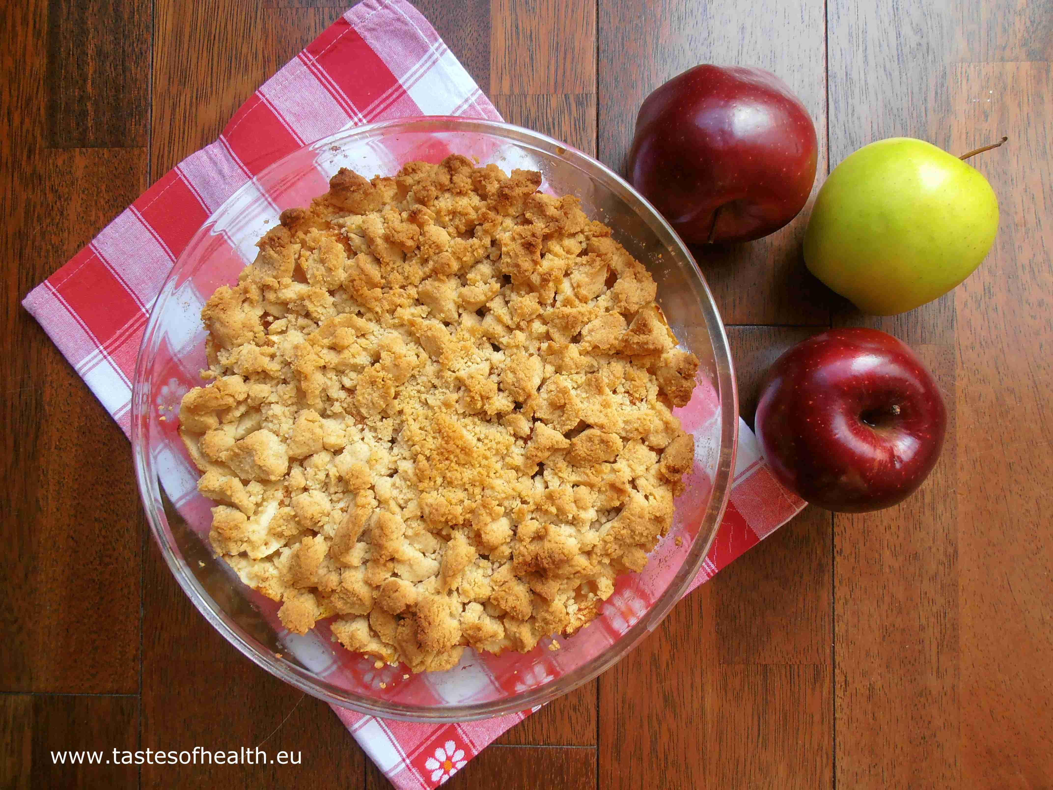 what is apple crumble made of