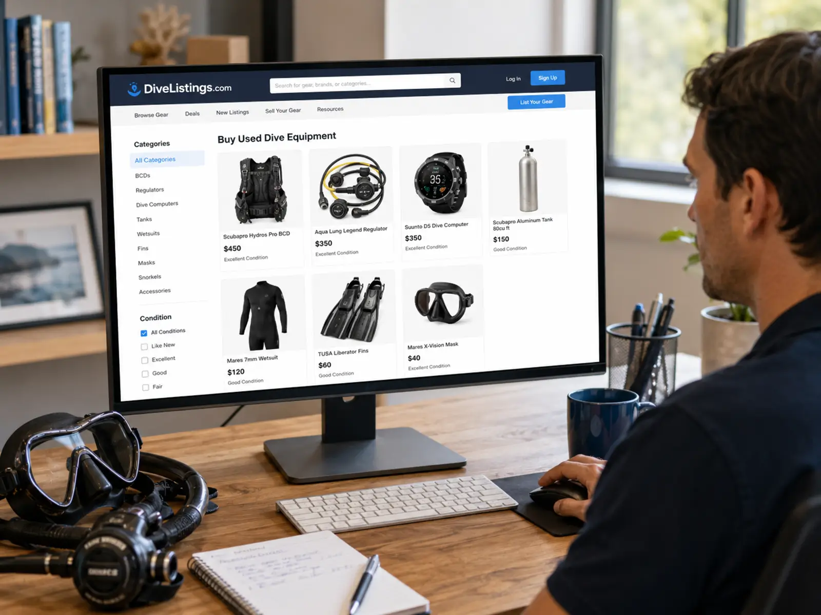 Sell Dive Equipment