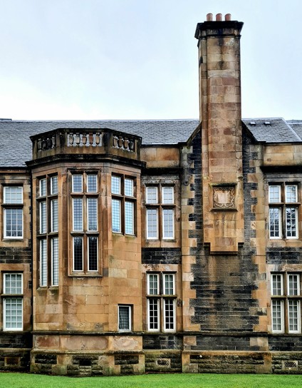 Part of a Scots Renaissance style former Victorian hospital.