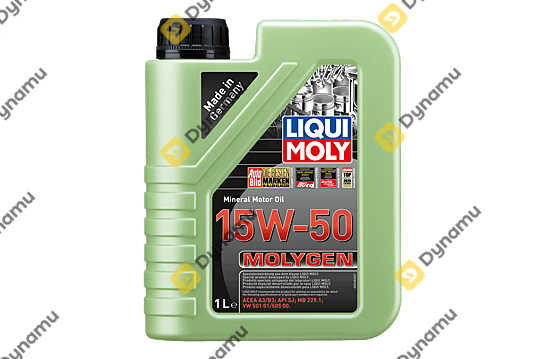 LIQUI MOLY Molygen 15W-50 Mineral Oil-1L