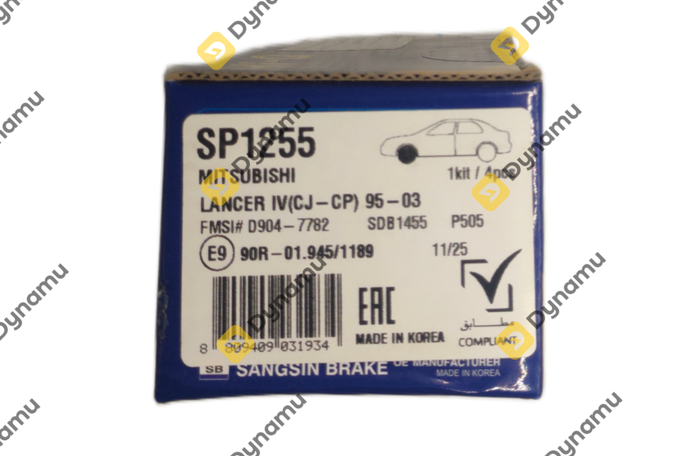 Front Brake Pads MIT LNC PU 1