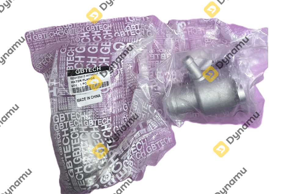 Coolant Flange Aluminum With Nipple-GBTECH-Renault