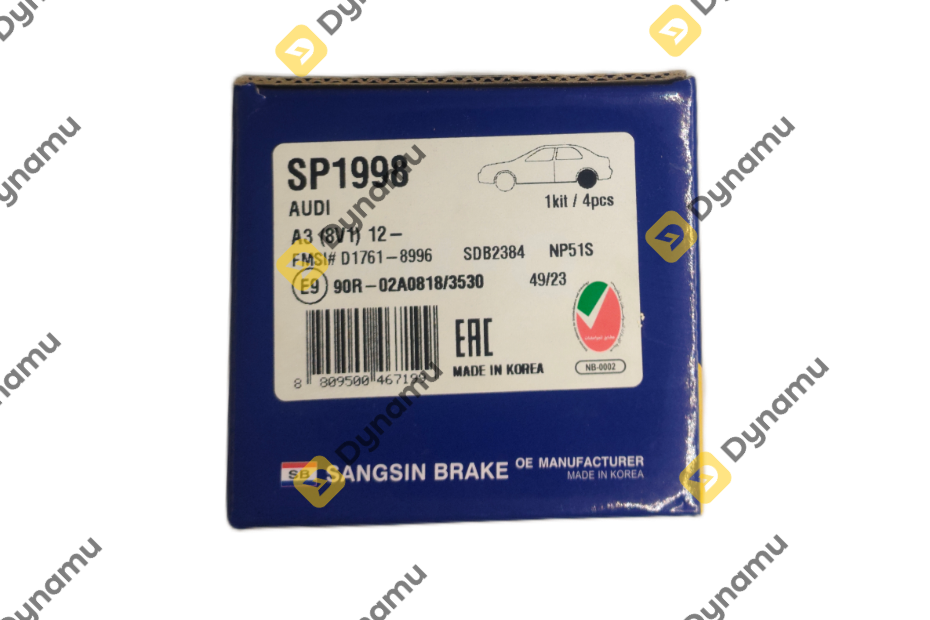 Rear Brake Pads VW PST 16 / MG 6 3