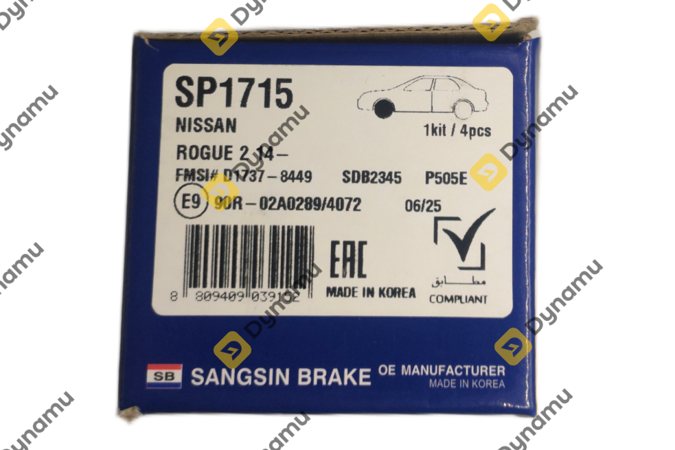 Front Brake Pads NSN QSH J11 / REN KDG  1