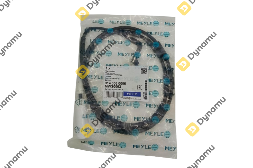 Brake-pad sensor, rear