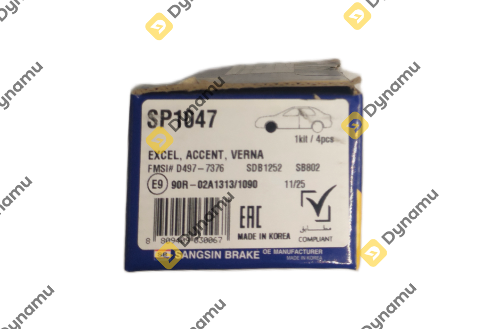 Hi-Q Brake Pads HYN VER-ACC-EXC-GTZ 1