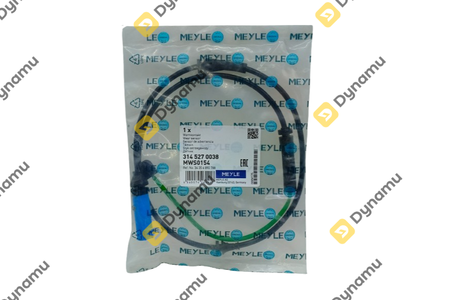 Brake pad wear sensor, front left