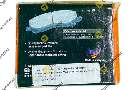 Rear Brake Pads Set 3