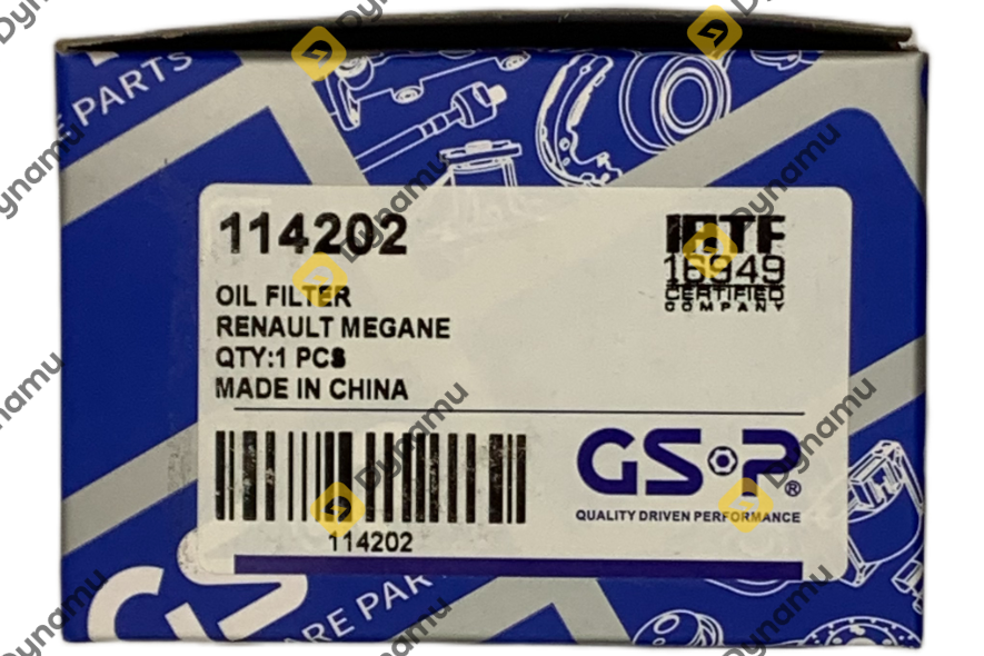 Oil Filter Logan / Megane GSP 1