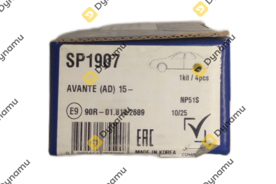 ٌRear Brake Pads-HYN ELN AD-TSN TL /KIA SPG4 1