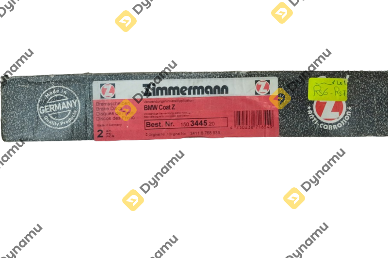 Zimmermann Brake disc, ventilated