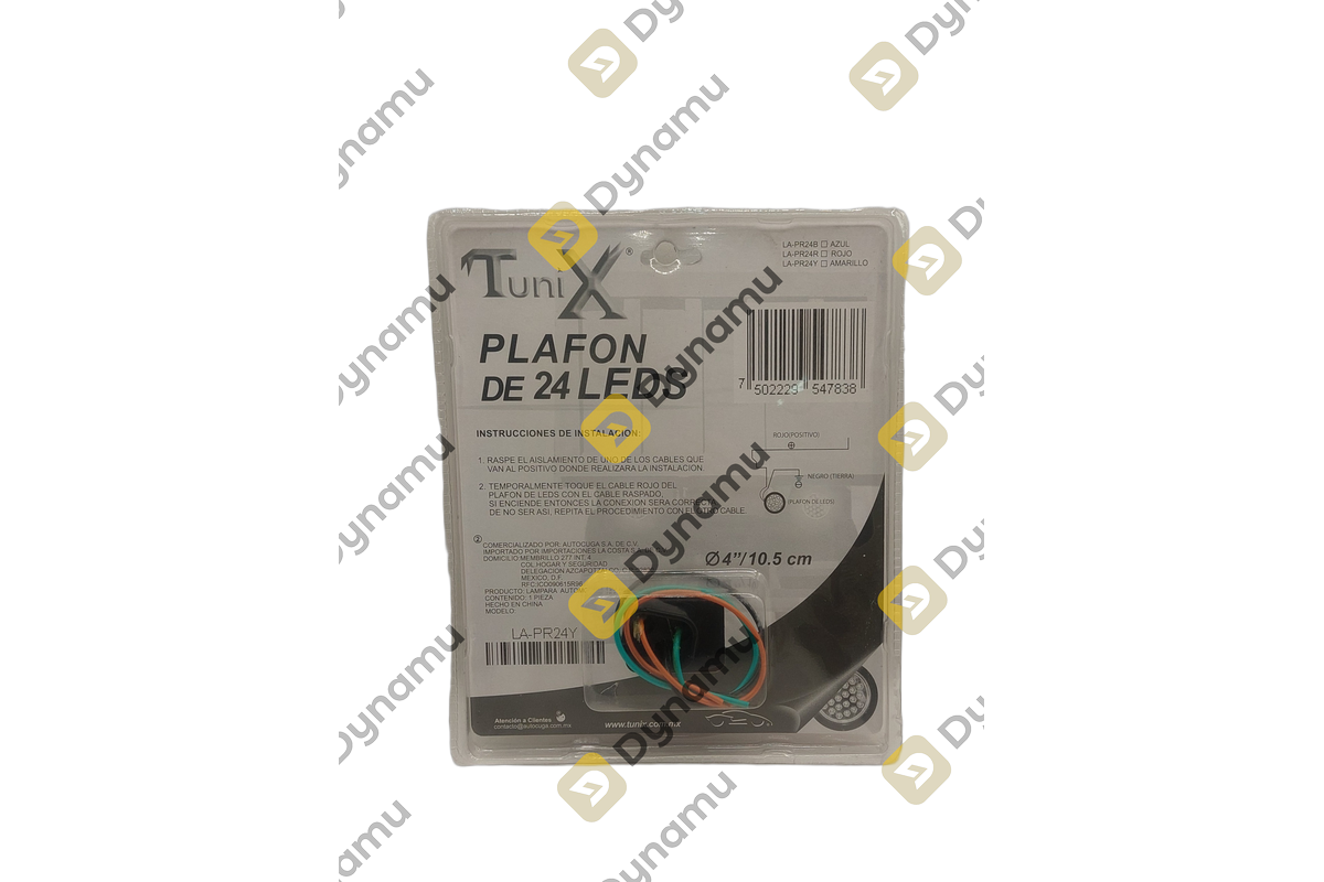 Plafon LED 24V 24 Lights Green 2