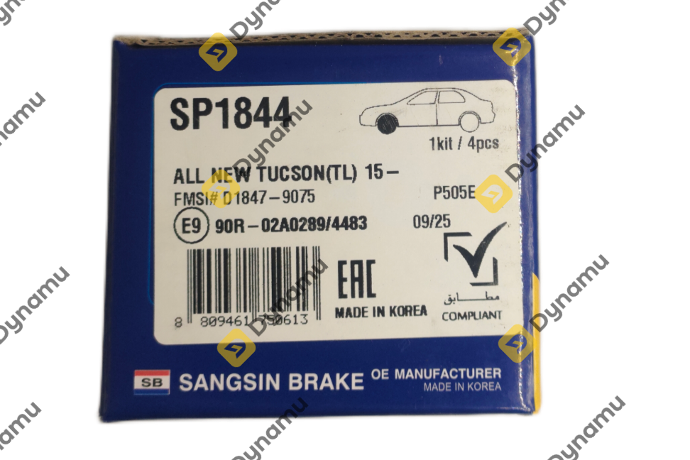 Front Brake Pads KIA SPG 4 (2005-) / HYN TSN TL 1
