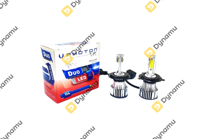 H4 LED (12-24V, High/Low, 2pcs)