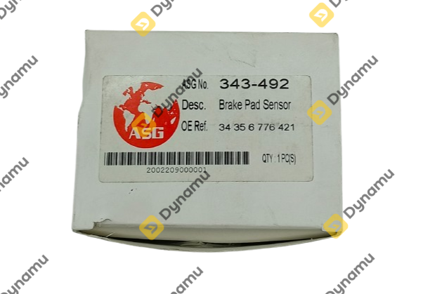 Brake pad wear sensor, front left