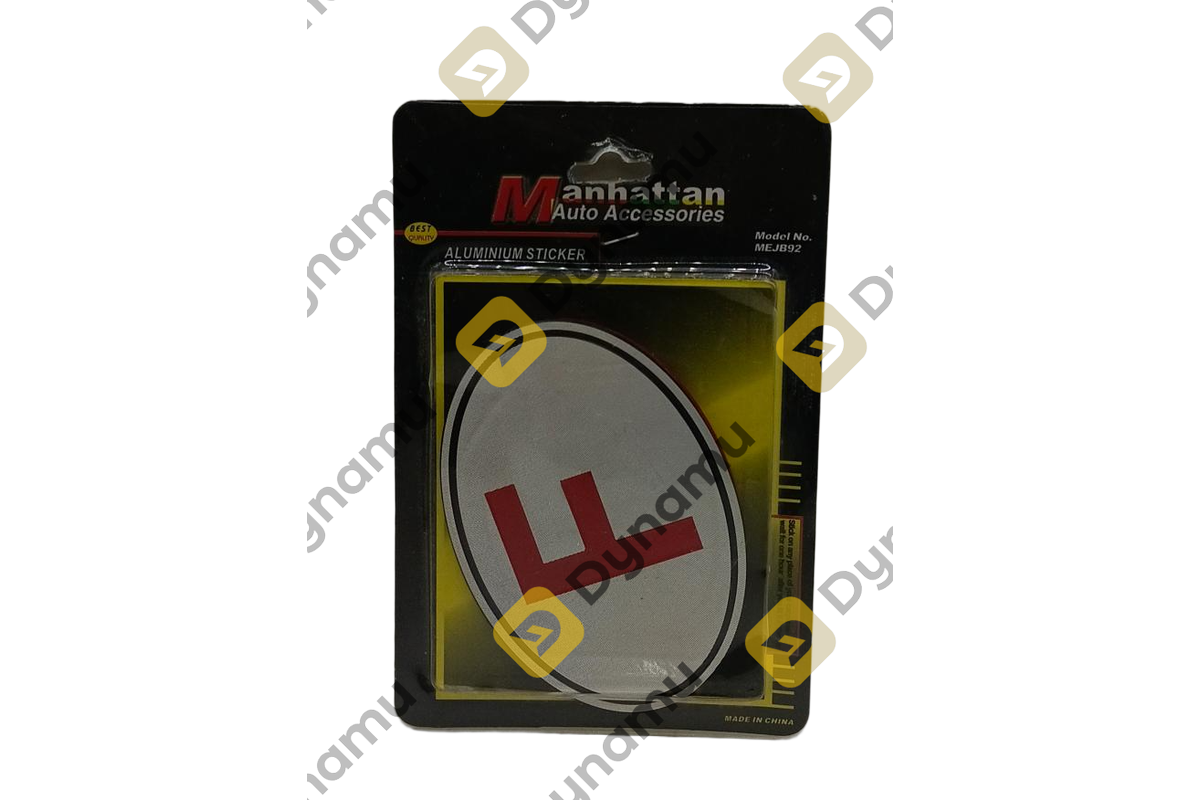 aluminum sticker