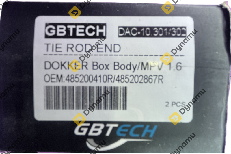 Tie Rod End Renault Dokker Steering GBTECH 1