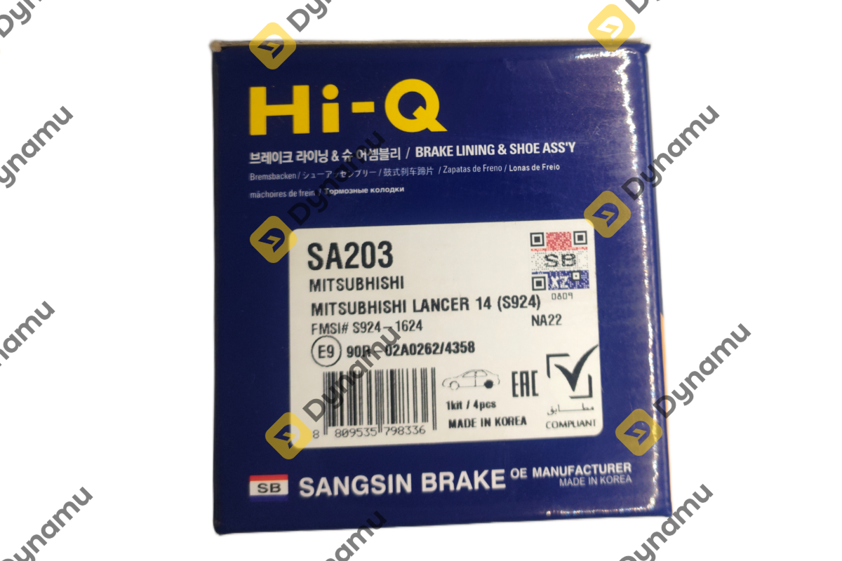 Rear Brake Shoes MIT LNC SH 1.6 / NSN TIIDA 1