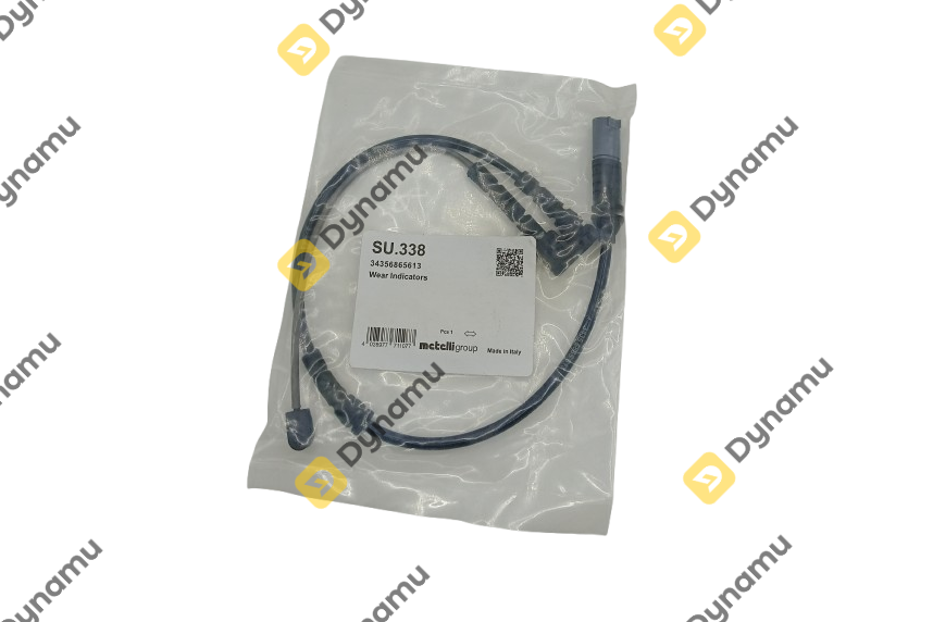 Brake pad wear sensor, front left