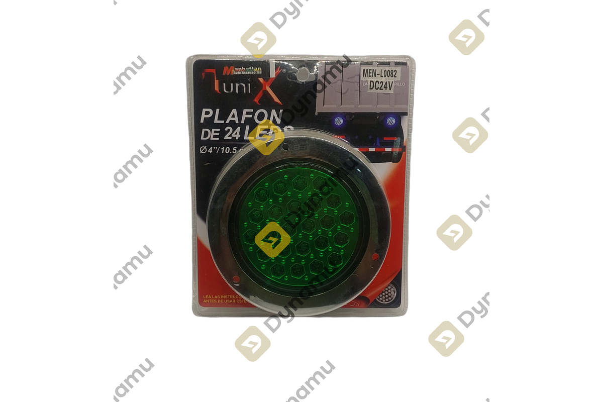 Plafon LED 24V 24 Lights Green