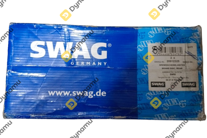 SWAG Rear Brake Disc 2