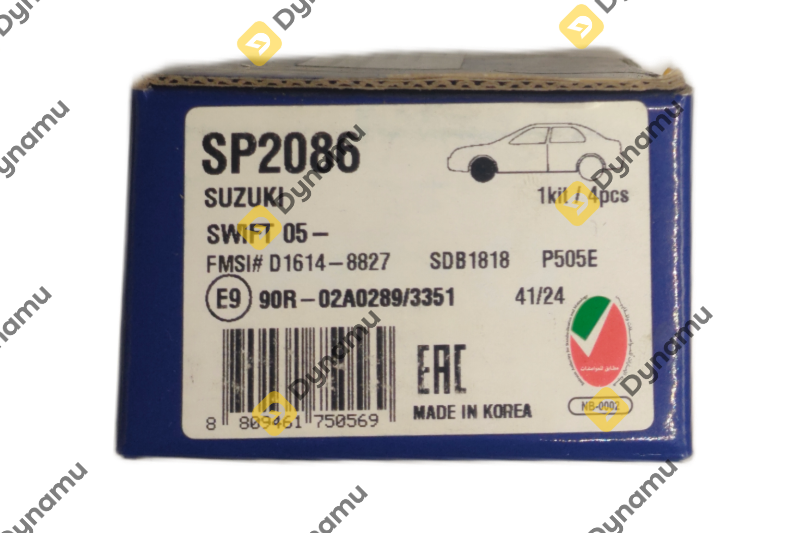Front Brake Pads SUZ NWSWFT 1