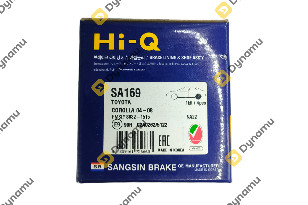Rear Brake Shoe Set TOYT CRL 98 (2006-2014) 1