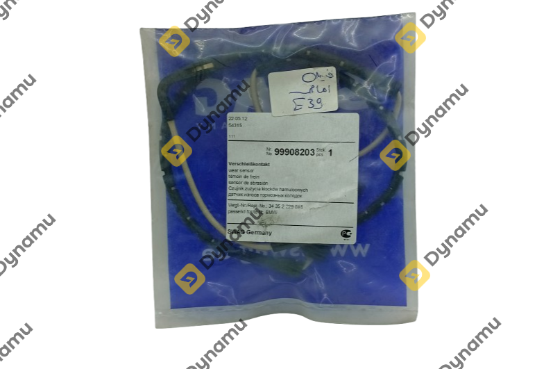 Brake pad wear sensor, front left 2
