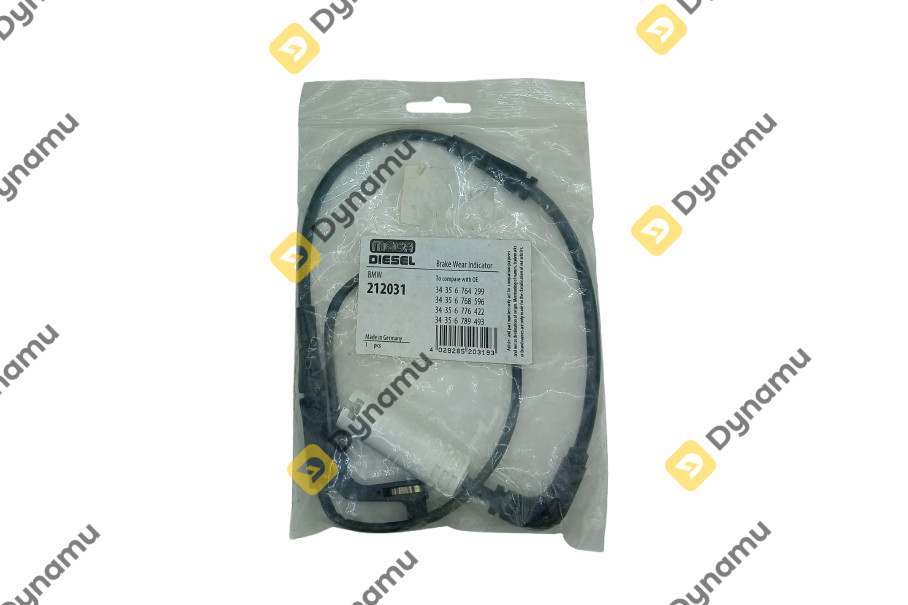 Brake-pad sensor, rear