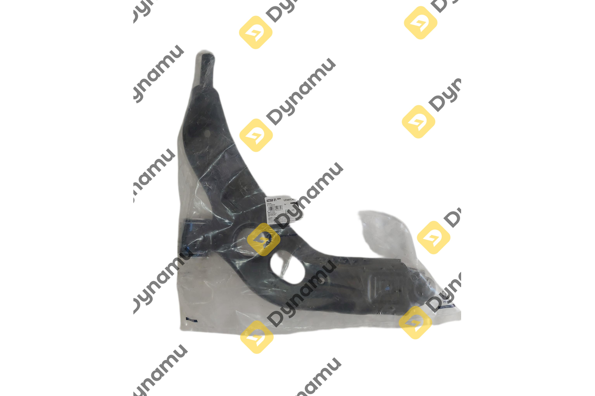 Control arm with rubber bushing, right    
