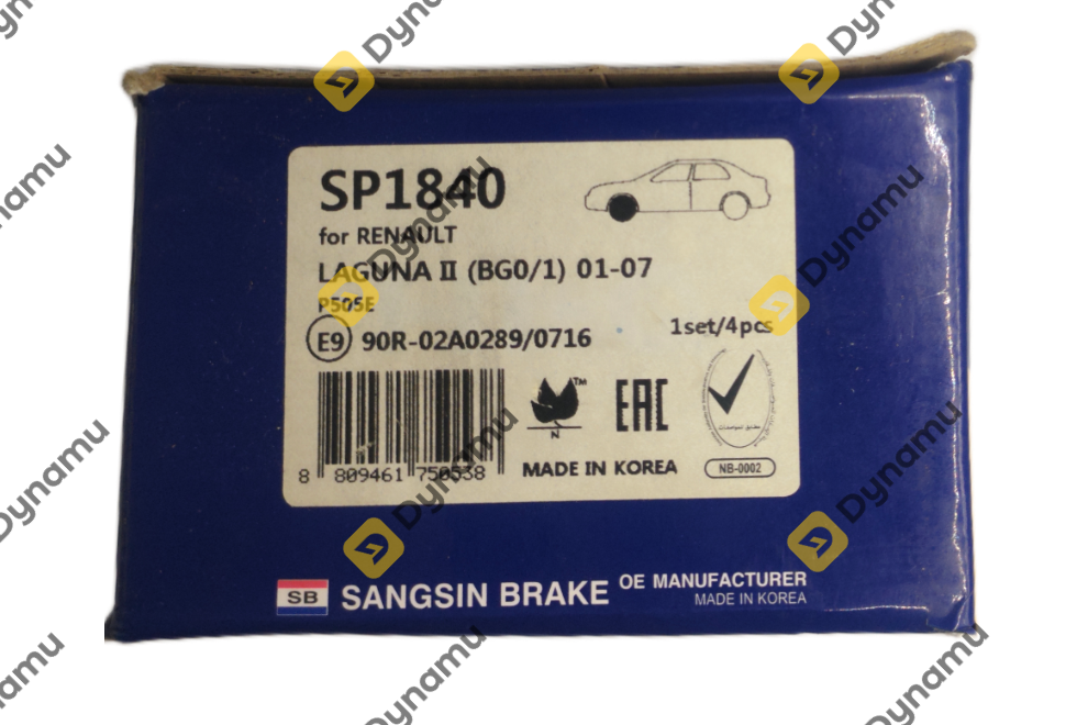 Front Brake Pads REN MGN 2  1