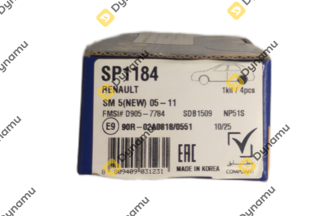 Front Brake Pads NSN QSH J10-JK-XTRL 1