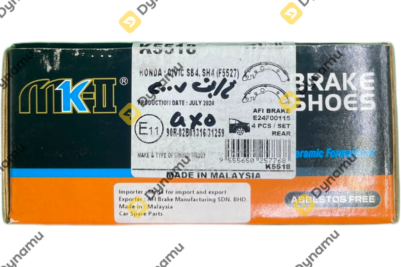 Rear Brake Shoes Set 2